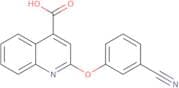 2-(3-Cyanophenoxy)quinoline-4-carboxylic acid