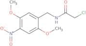 2-Chloro-N-(2,5-dimethoxy-4-nitrobenzyl)acetamide