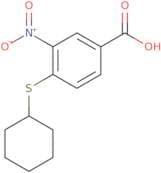 4-(Cyclohexylthio)-3-nitrobenzoic acid