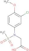 N-(3-Chloro-4-methoxyphenyl)-N-(methylsulfonyl)glycine