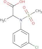 N-(3-Chlorophenyl)-N-(methylsulfonyl)alanine