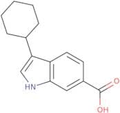 3-Cyclohexyl-1H-indole-6-carboxylic acid