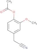 4-(Cyanomethyl)-2-methoxyphenyl acetate