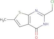 2-(chloromethyl)-6-methylthieno[2,3-d]pyrimidin-4(3H)-one(SALTDATA: FREE)
