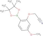 (2-Cyanomethoxy)-4-methoxyphenylboronic acid, pinacol ester
