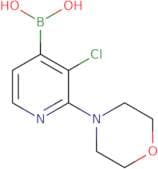 (3-Chloro-2-morpholinopyridin-4-yl)boronic acid