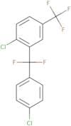 1-Chloro-2-[(4-chlorophenyl)difluoromethyl]-4-(trifluoromethyl)benzene