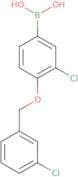 3-Chloro-4-(3'-chlorobenzyloxy)phenylboronic acid
