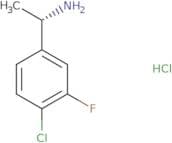 (S)-1-(4-Chloro-3-fluorophenyl)ethanamine hydrochloride