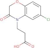6-Chloro-2,3-dihydro-3-oxo-4H-1,4-benzoxazine-4-propionic acid