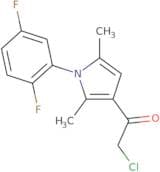 2-chloro-1-[1-(2,5-difluorophenyl)-2,5-dimethyl-1h-pyrrol-3-yl]-1-ethanone