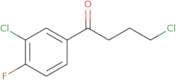 4-Chloro-1-(3-chloro-4-fluorophenyl)-1-butanone