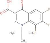 1-(1,1-Dimethylethyl)-6,7,8-trifluoro-1,4-dihydro-4-oxo-3-quinolinecarboxylic Acid