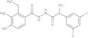 3,5-Difluoro-α-hydroxybenzeneacetic acid 2-(2-ethyl-4-hydroxy-3-methylbenzoyl)hydrazide