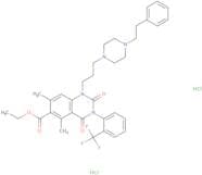 5,7-Dimethyl-2,4-dioxo-1-[3-(4-phenethyl-1-piperazinyl)propyl]-3-[2-(trifluoromethyl)phenyl]-6-qui…