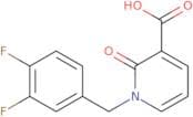 1-[(3,4-difluorophenyl)methyl]-2-oxopyridine-3-carboxylic Ac