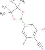 2,6-difluoro-4-(4,4,5,5-tetramethyl-1,3,2-dioxaborolan-2-yl)benzonitrile