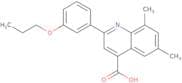 6,8-Dimethyl-2-(3-propoxyphenyl)quinoline-4-carboxylic acid
