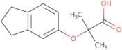 2-(2,3-Dihydro-1H-inden-5-yloxy)-2-methylpropanoic acid