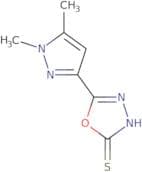 5-(1,5-Dimethyl-1H-pyrazol-3-yl)-1,3,4-oxadiazole-2-thiol
