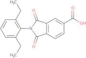 2-(2,6-Diethylphenyl)-1,3-dioxoisoindoline-5-carboxylic acid
