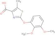 2-(2,3-Dimethoxyphenoxy)-5-methyl-1,3-thiazole-4-carboxylic acid