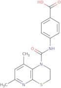 4-{[(6,8-Dimethyl-2,3-dihydro-1H-pyrido[2,3-b][1,4]thiazin-1-yl)carbonyl]amino}benzoic acid