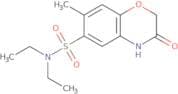N,N-Diethyl-7-methyl-3-oxo-3,4-dihydro-2H-1,4-benzoxazine-6-sulfonamide
