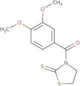 3-(3,4-Dimethoxybenzoyl)-1,3-thiazolidine-2-thione