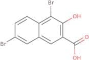 4,7-Dibromo-3-hydroxy-2-naphthoic acid