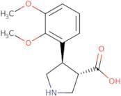 (3S,4R)-4-(2,3-Dimethoxyphenyl)pyrrolidine-3-carboxylicacid
