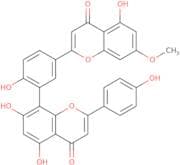 5,7-Dihydroxy-8-[2-hydroxy-5-(5-hydroxy-7-methoxy-4-oxo-4H-1-benzopyran-2-Yl)phenyl]-2-(4-hydroxyp…
