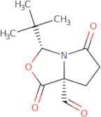 3-(1,1-Dimethylethyl)dihydro-1,5-dioxo-(3R,7AR)-1H,3H-pyrrolo[1,2-C]oxazole-7A(5H)-carboxaldehyde