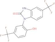 1,3-Dihydro-1-[2-hydroxy-5-(trifluoromethyl)phenyl]-5-(trifluoromethyl)-2H-benzimidazol-2-one