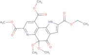 4,5-Dihydro-4,5-dioxo-1H-pyrrolo[2,3-f]quinoline-2,7,9-tricarboxylic acid, 5,5-dimethyl ketal