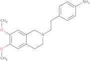 4-[2-(3,4-Dihydro-6,7-dimethoxy-2(1H)-isoquinolinyl)ethyl]benzenamine
