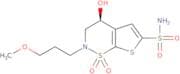 (S)-3,4-Dihydro-4-hydroxy-2-(3-methoxypropyl)-2h-thieno(3,2-e)-1,2-thiazine-6-sulfonamide 1,1-diox…