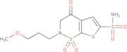 3,4-Dihydro-2-(3-methoxypropyl)-4-oxo-2H-thieno[3,2-e]-1,2-thiazine-6-sulfonamide 1,1-dioxide