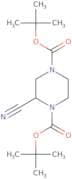 1,4-Di-Boc-2-cyanopiperazine