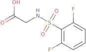 2-{[(2,6-difluorophenyl)sulfonyl]amino}acetic acid