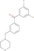 (3,5-Difluorophenyl)[3-(4-thiomorpholinylmethyl)phenyl]methanone