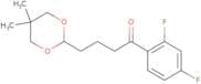 1-(2,4-Difluorophenyl)-4-(5,5-dimethyl-1,3-dioxan-2-yl)-1-butanone