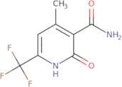 1,2-Dihydro-4-methyl-2-oxo-6-(trifluoromethyl)-3-pyridinecarboxamide