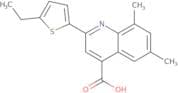 2-(5-Ethylthien-2-yl)-6,8-dimethylquinoline-4-carboxylic acid