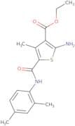 Ethyl 2-amino-5-{[(2,4-dimethylphenyl)amino]carbonyl}-4-methylthiophene-3-carboxylate