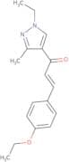 (2E)-3-(4-Ethoxyphenyl)-1-(1-ethyl-3-methyl-1H-pyrazol-4-yl)prop-2-en-1-one
