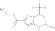 Ethyl 5-methyl-7-(trifluoromethyl)-4,5,6,7-tetrahydropyrazolo[1,5-a]pyrimidine-2-carboxylate