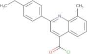 2-(4-Ethylphenyl)-8-methylquinoline-4-carbonyl chloride