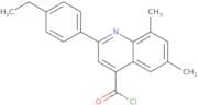 2-(4-Ethylphenyl)-6,8-dimethylquinoline-4-carbonyl chloride