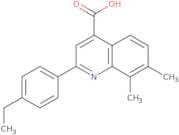 2-(4-Ethylphenyl)-7,8-dimethylquinoline-4-carboxylic acid